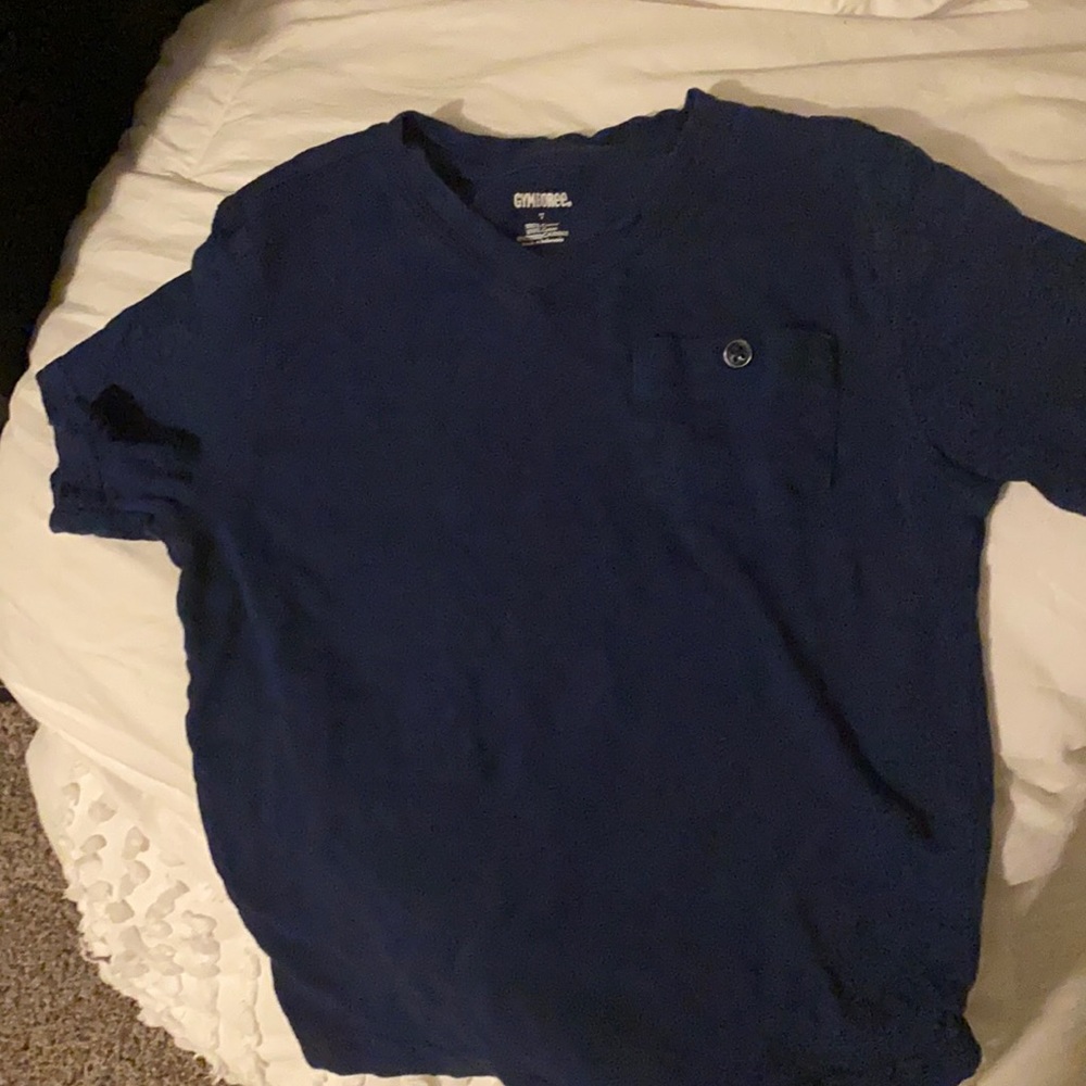Gymboree boys size 7 navy blue shirt